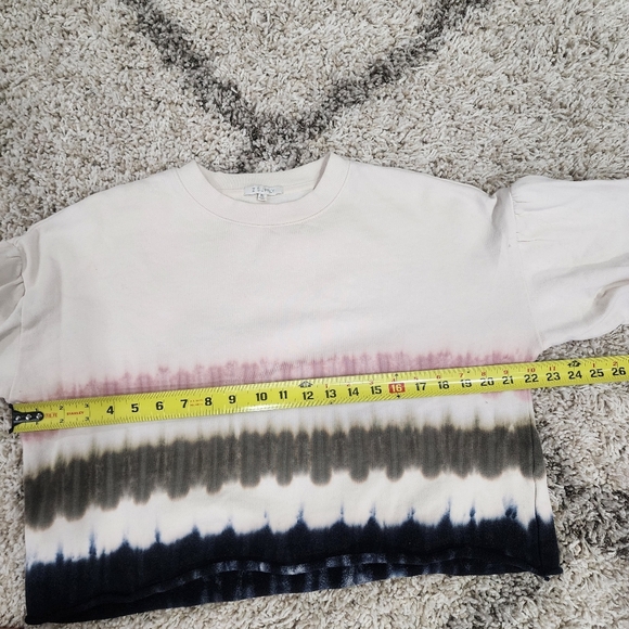 Z Supply Tempest Stripe Tie Dye Sweatshirt  Size XS - Picture 8 of 10